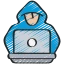Cyber Security Service Icon